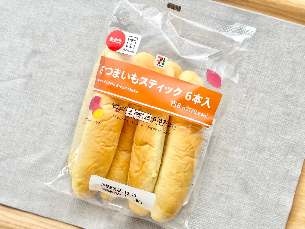 1本約28円! 子どもたちに大ウケのセブンの「さつまいもスティック6本入」