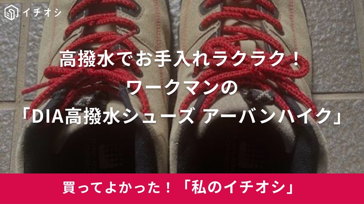 ワークマンの「DIA高撥水シューズ アーバンハイク」