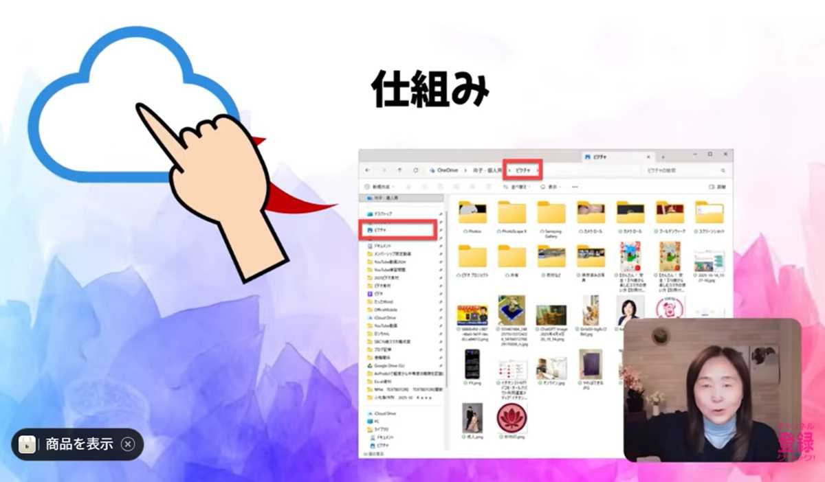 雲のマークが示すWindows「OneDrive」の基本的な仕組み
