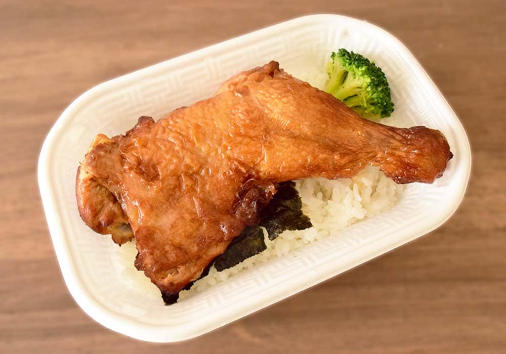 「ほっかローストチキン ライス付」680円(税込)