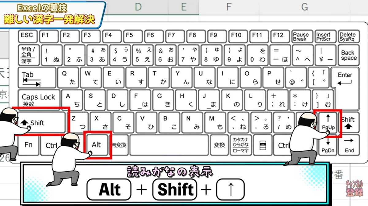 Excel超時短テクニック その5:難しい漢字も一瞬で解決!読み仮名を表示させる