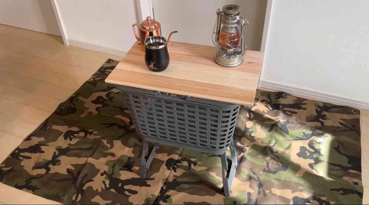 ダイソー┃高さが変えられるバスケット