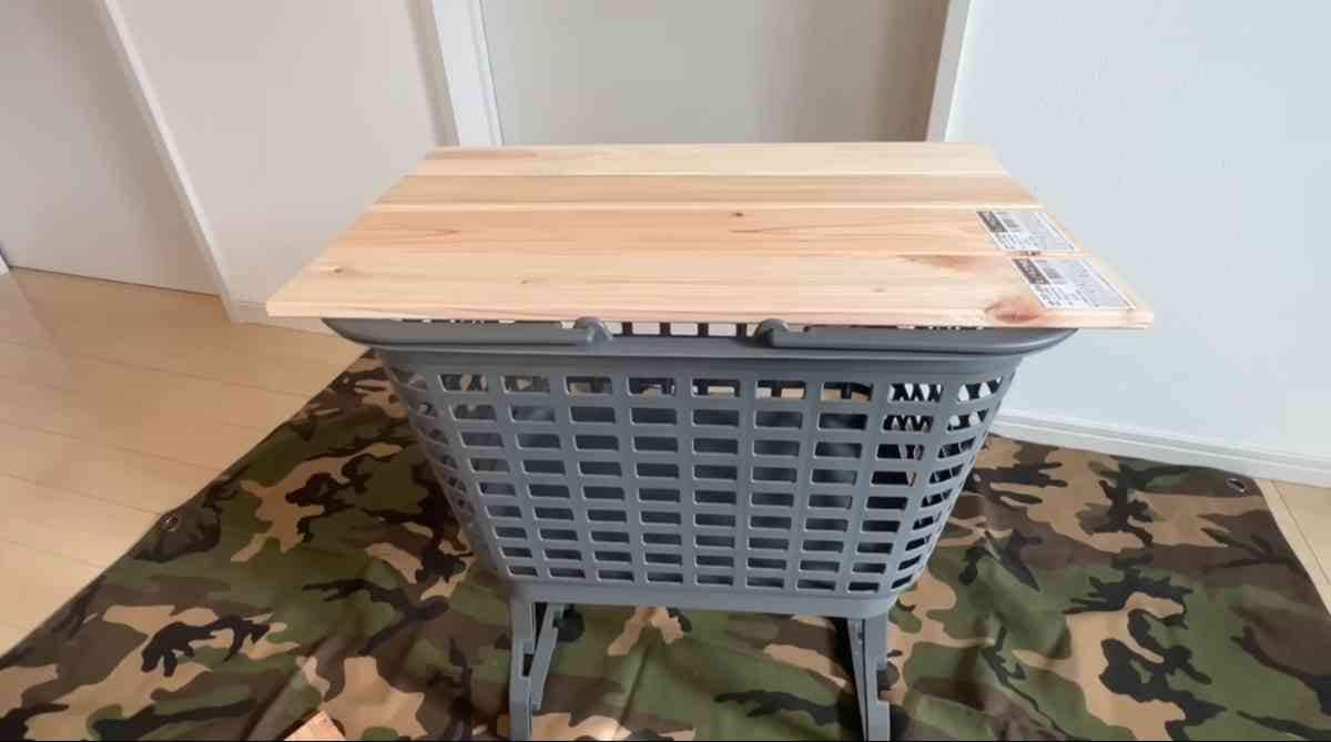 ダイソー┃高さが変えられるバスケット