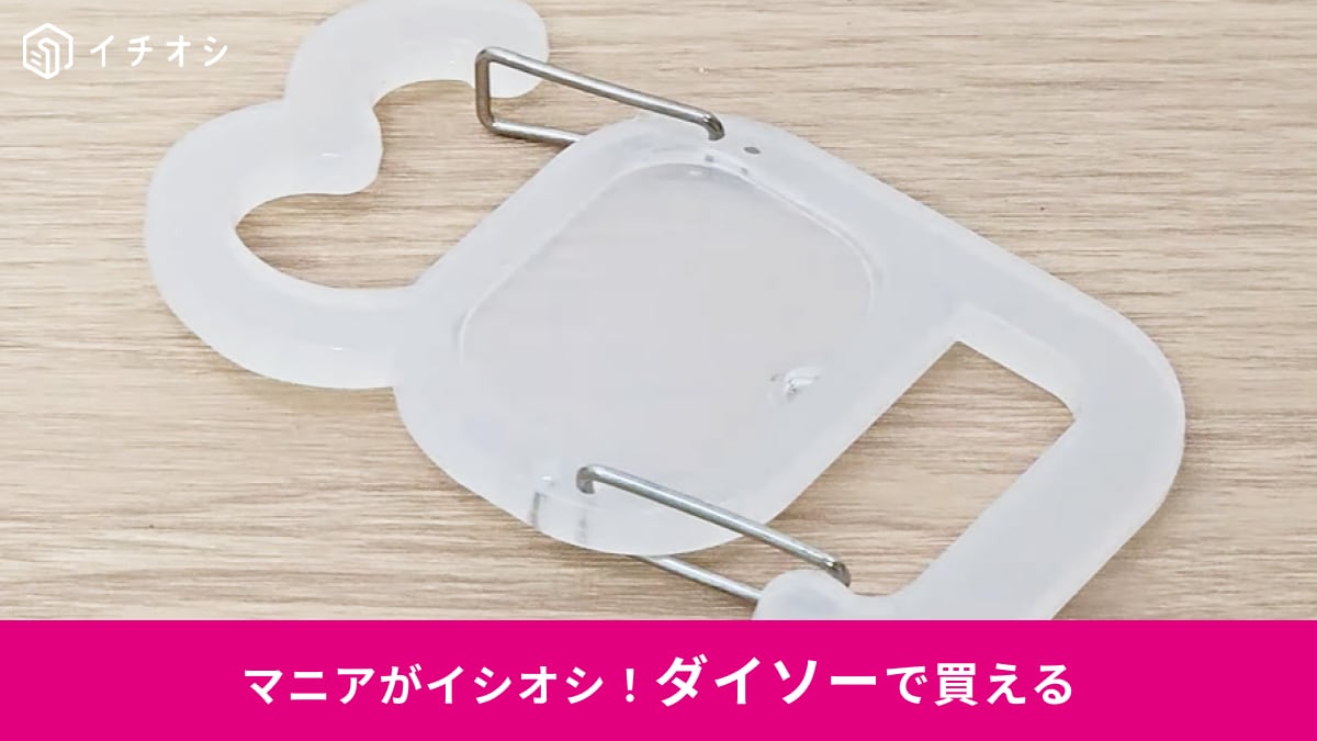 【ダイソー推し活】110円で「推し様」の写真・アクキーを可愛く保護！「カラビナフォトホルダー」が優秀すぎる！