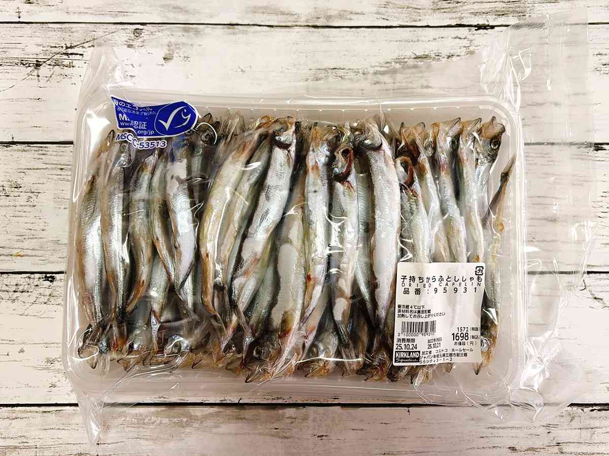 コストコ「子持ちからふとししゃも」 1698円(税込/購入時)
