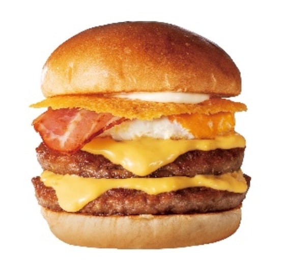 パリとろチーズベーコンエッグバーガーダブル 単品1,300円