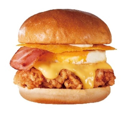 パリとろチーズベーコンエッグチキン竜田バーガー 単品790円
