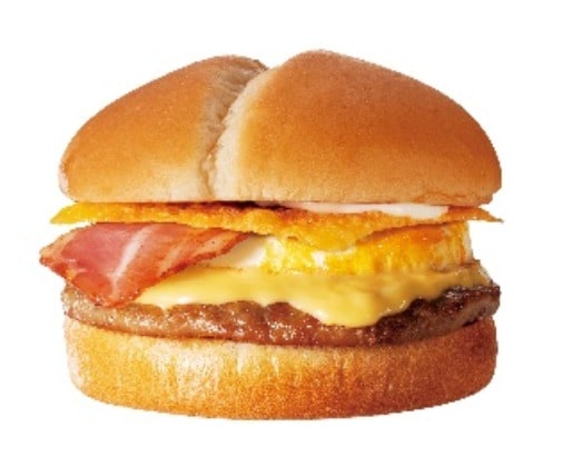 Jr.パリとろチーズベーコンエッグバーガー 単品550円