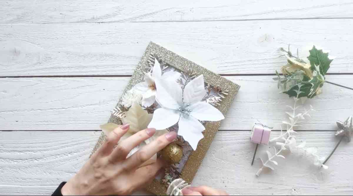 ダイソー┃クリスマスフレームアレンジ