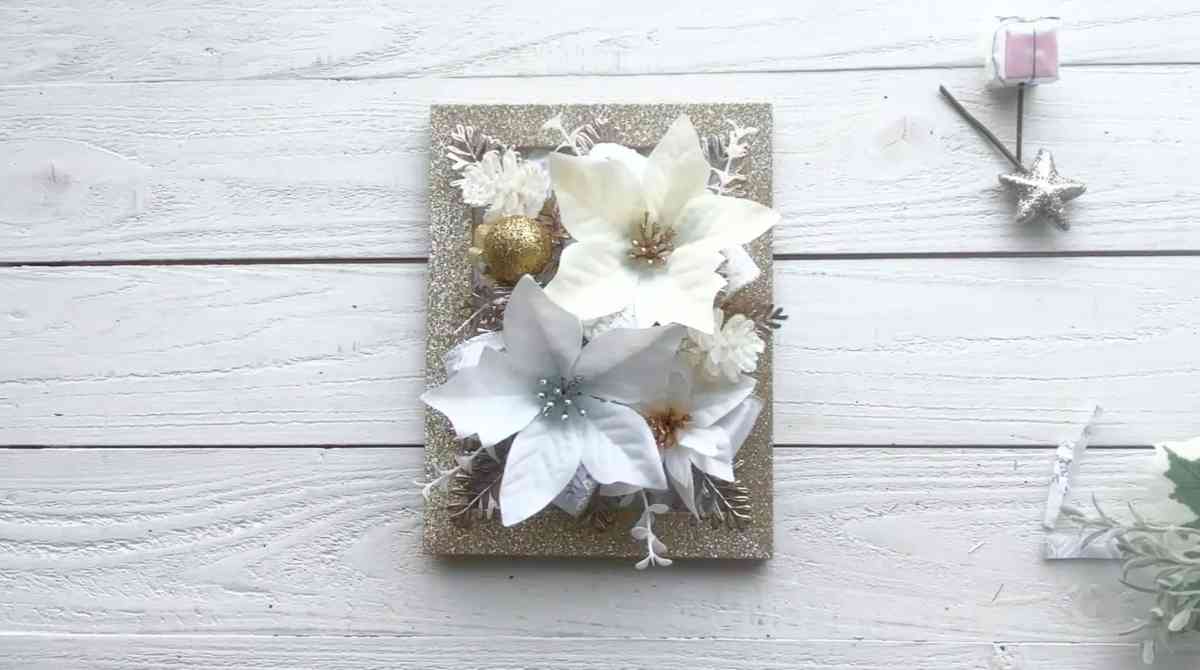 ダイソー┃クリスマスフレームアレンジ