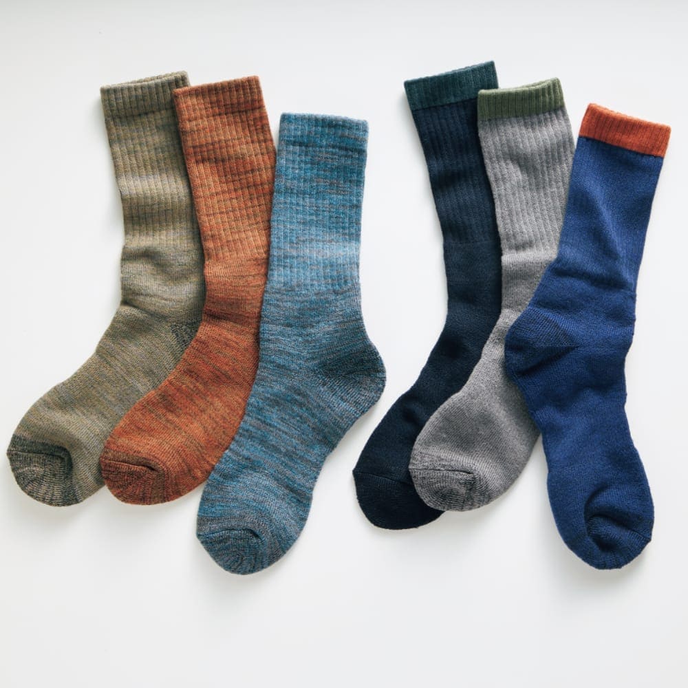 ワークマン「シン・ホッとする靴下先丸 3足組」