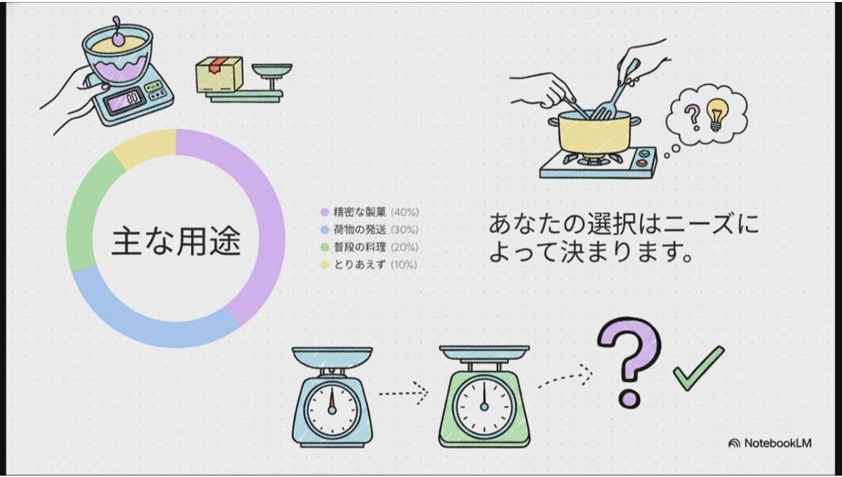 用途に適した100均のはかりを選ぶことが重要
