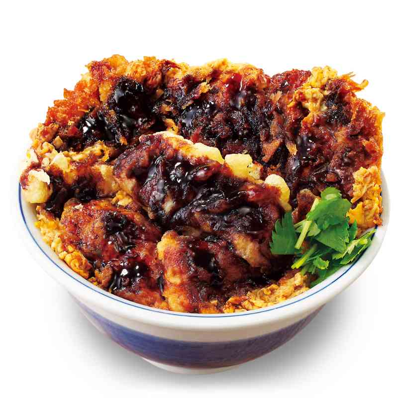 豚ロース天とチキンカツ丼