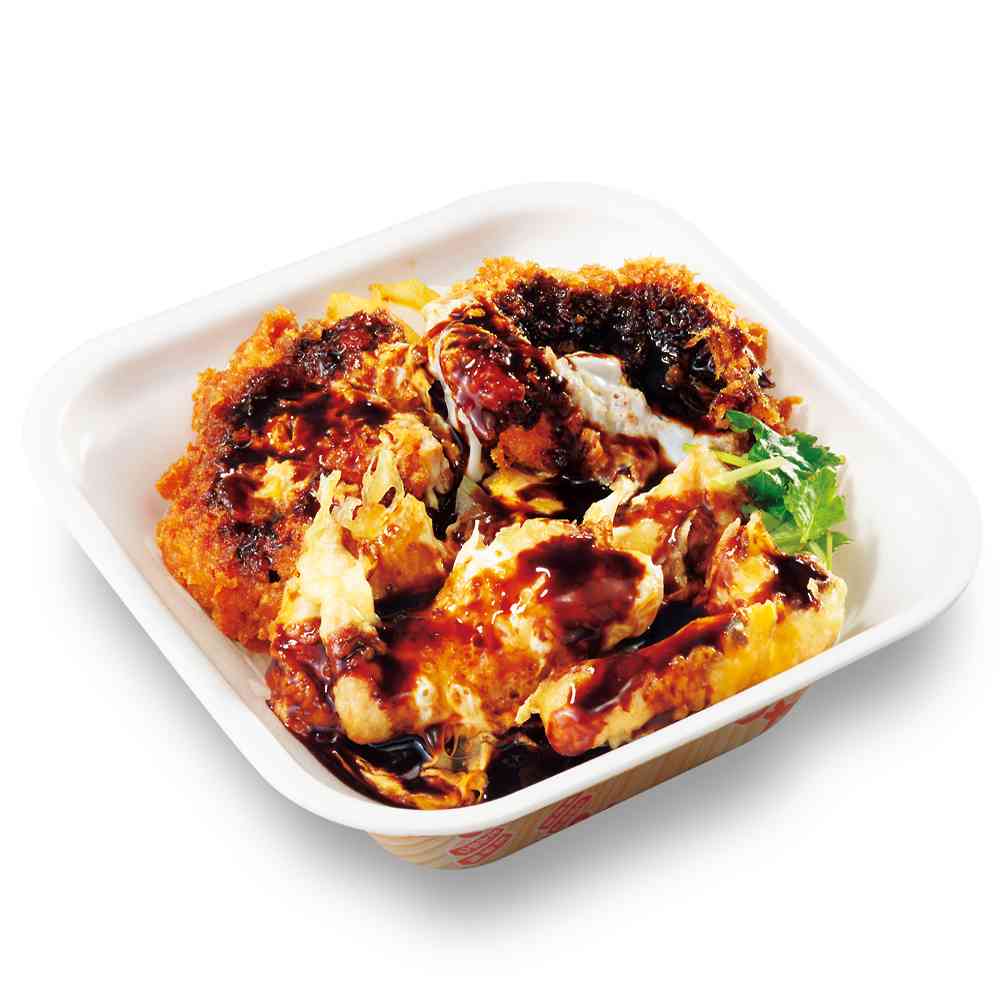 豚ロース天とチキンカツ丼弁当