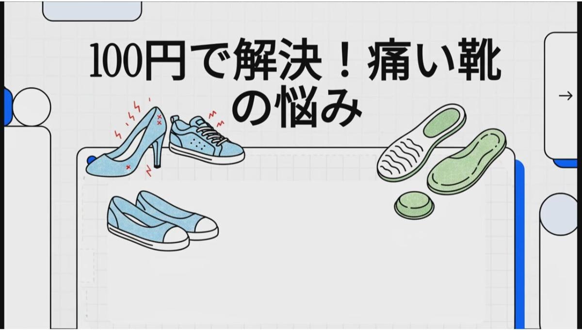 痛い靴の悩みは【100均】靴擦れ防止グッズがお助け！ダイソー・セリア・キャンドゥのおすすめアイテム
