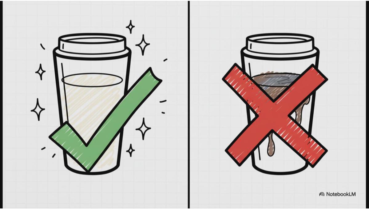 マイボトルはきれいな状態で持参を!