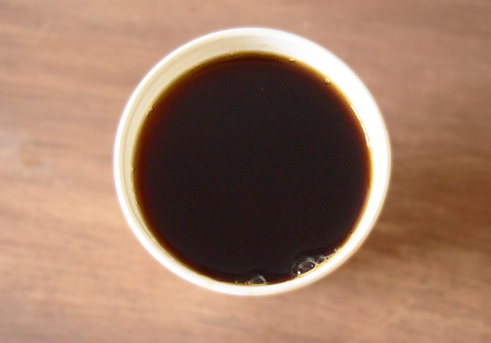 ドリンクを氷少なめor氷なしで注文