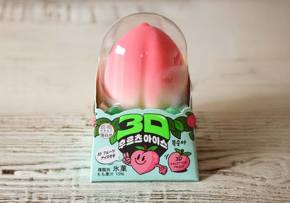 「3Dフルーツアイス　モモ」
