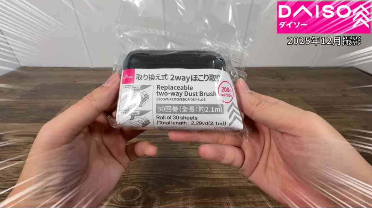 ダイソー┃取り換え式2Wayほこり取り
