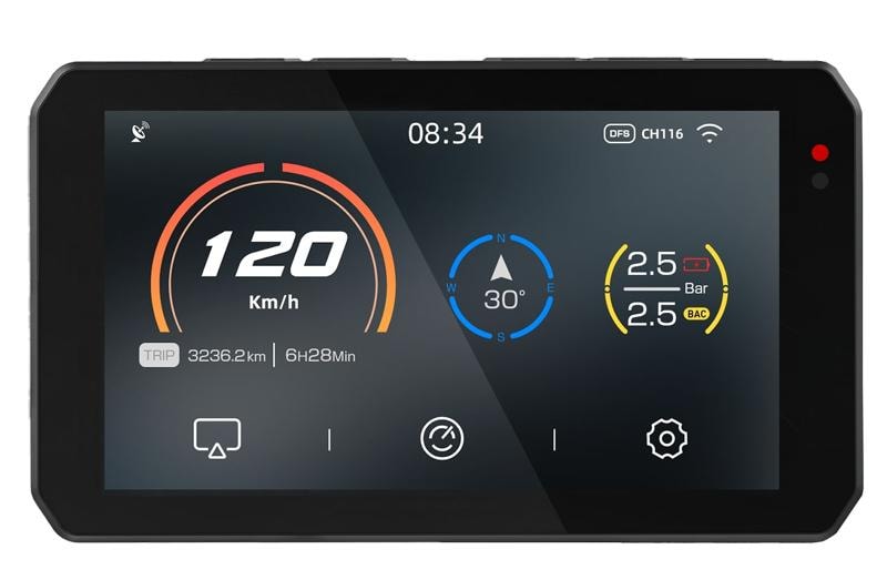 TANAX　SRS-050　スマートライドモニター　AIO-5EVO　新登場