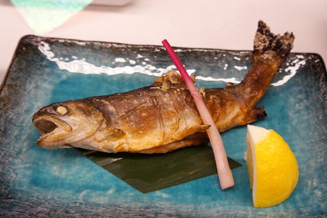 岩魚の塩焼き