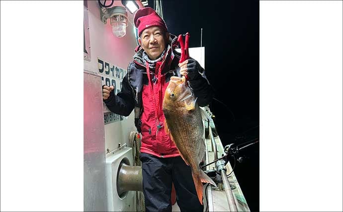 「美味しい魚きた！」タイラバで5kg大型タカバ（マハタ）堂々浮上【沖のルアー釣果速報・福岡】