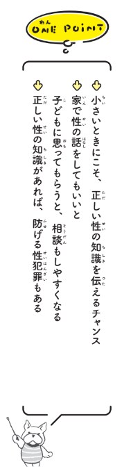 3歳から性教育をするといいのは、なぜ？ONE POINT