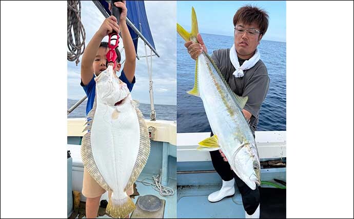 【沖釣り釣果速報】落とし込み釣りでヒラマサ107cm浮上!エサ付き抜群で青物ラッシュ!(福岡)