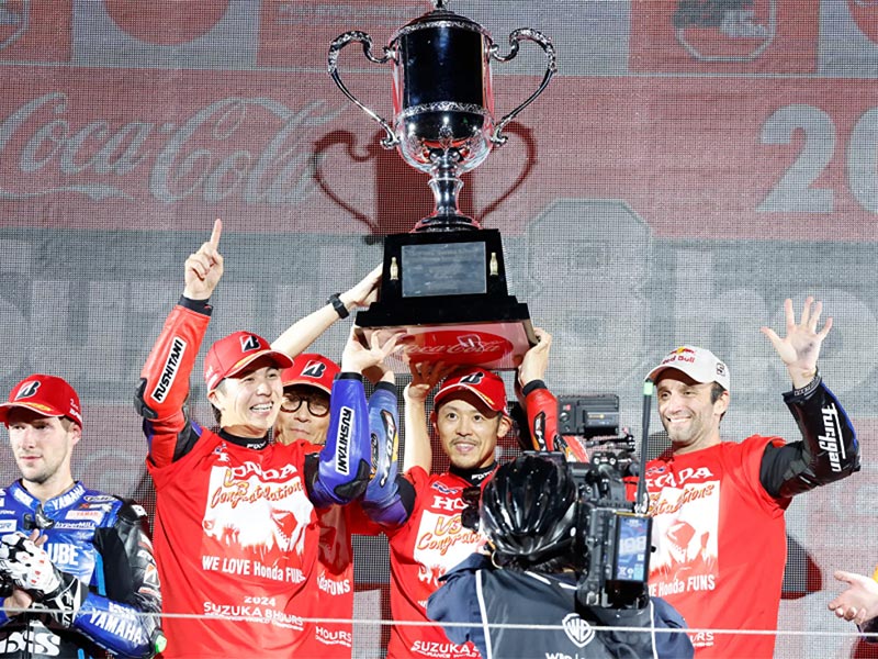 【ホンダ】「Team HRC with 日本郵便」鈴鹿8耐で優勝! Team HRC としては3連覇を達成 メイン