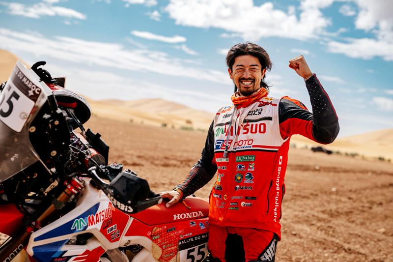 藤原慎也「ダカール・ラリー」参戦壮行会で唯一の日本人ライダーとしての「決意」を語る!