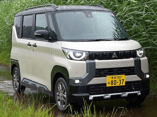 まだまだあるぞ! 軽スーパーハイトワゴンSUV 注目① 三菱「デリカミニ」価格 183万7000~227万1500円。eKクロススペースの大幅改良版がこのデリカミニ。顔面をプチ整形し、名前を変えたらスマッシュヒットを記録