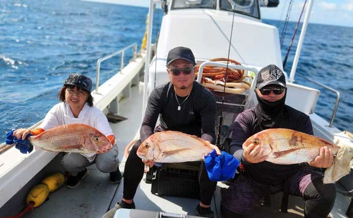 【沖釣り釣果速報】マダイ良型ラッシュ!タイラバ&SLJでヒット連発(長崎・佐賀)