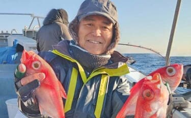 相模湾ライト深場釣りで大型クロムツ11尾がトップ【神奈川】キンメ2尾も交じる好釣果