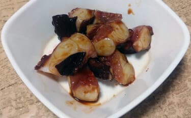 釣ったマダコで作る「疲労回復」レシピ：からしじょう油和え　半生がポイント