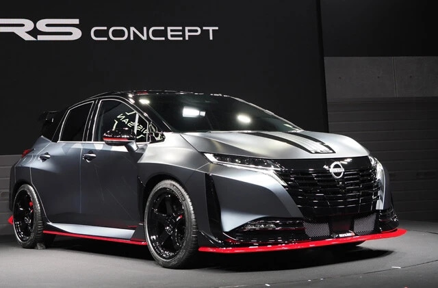 【第3位】日産　オーラNISMO RSコンセプト　専用エアロなどでド迫力にも程がある仕上がりに。会場では「こういう日産車を待っていた！」という声が相次いだ