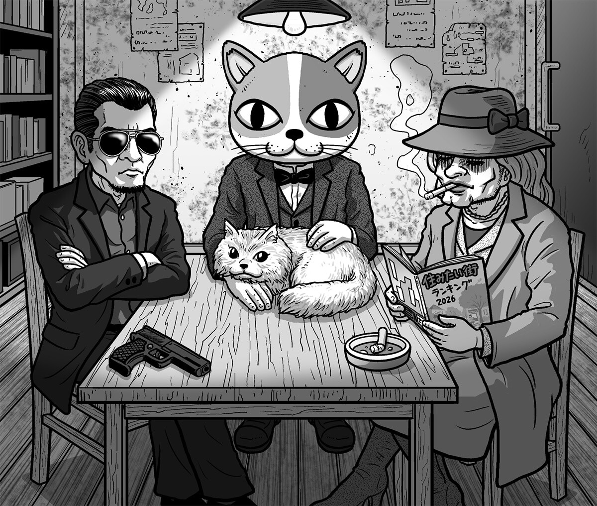 (左から)あくのふどうさん、窓際三等兵、峰不二夫