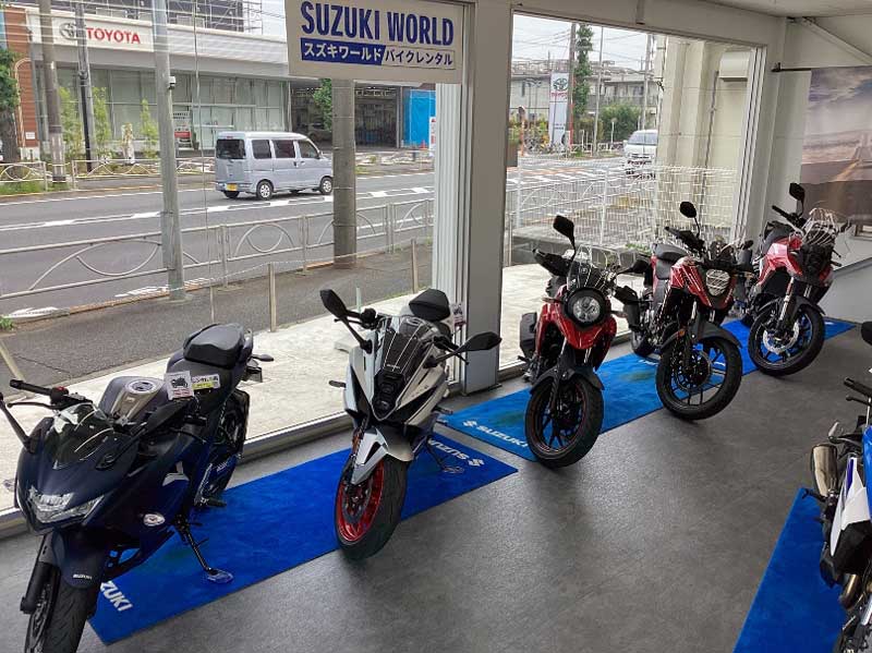 【スズキ】「スズキの新型バイクのレンタルサービス」をスズキワールド多摩店でスタート 記事2