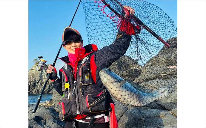 美味しそうな良型クロ（グレ）乱舞！磯フカセ釣りで45cm頭に本命続々【大分・蒲江】