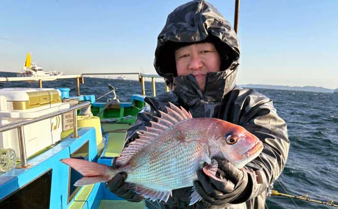 東京湾コマセマダイ釣りでトップ10尾＆全員安打達成【一之瀬丸】高ダナ攻略で本命連発