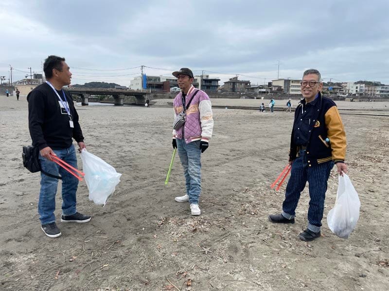 バイク専用SNSアプリ[モトクル]主催の「BEACH CLEAN MISSION!! in神奈川」レポート 04画像