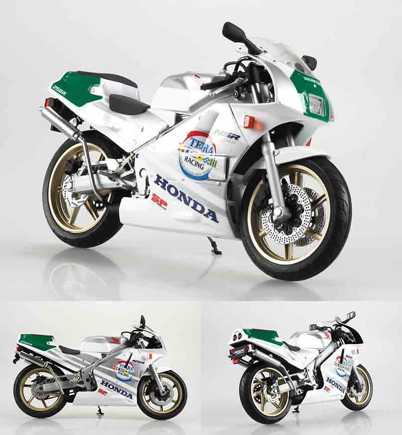 NSR250R(MC18型)の1989年追加カラーを再現! 1/12完成品モデルがアオシマから登場 記事3
