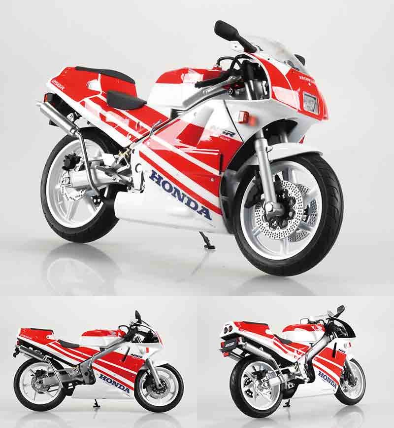 NSR250R(MC18型)の1989年追加カラーを再現! 1/12完成品モデルがアオシマから登場 記事4