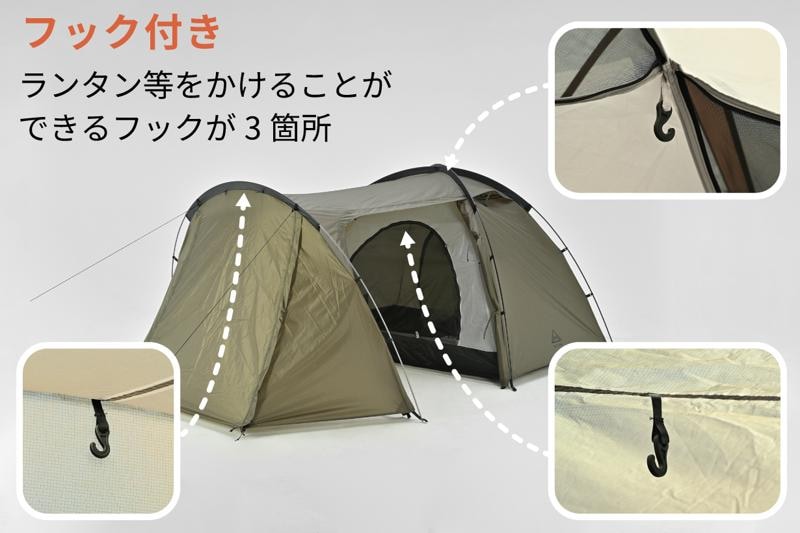 バイク乗りのための最初の一張りに。広々前室の開放感と納得の品質を両立したツーリングテント『MAEHIRO