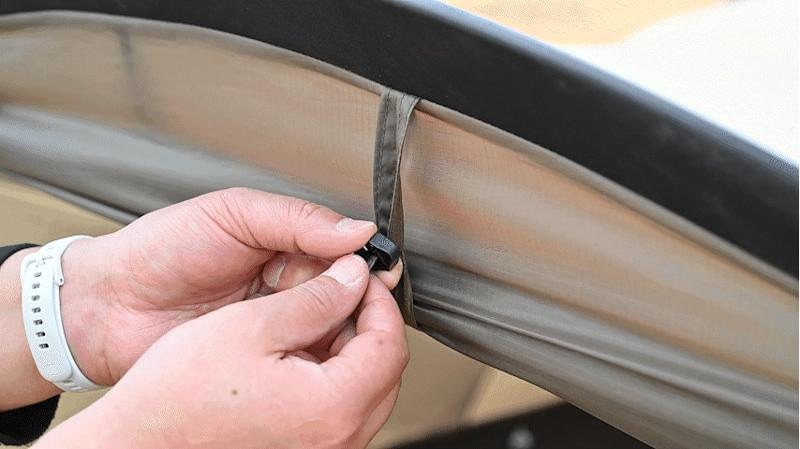 バイク乗りのための最初の一張りに。広々前室の開放感と納得の品質を両立したツーリングテント『MAEHIRO