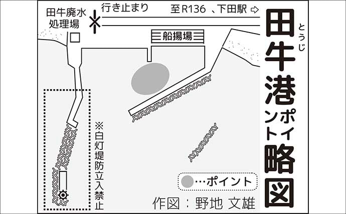 漁港でのチョイ投げ釣りでシロギス7尾【静岡・南伊豆】外海の荒れ模様が奏功か？