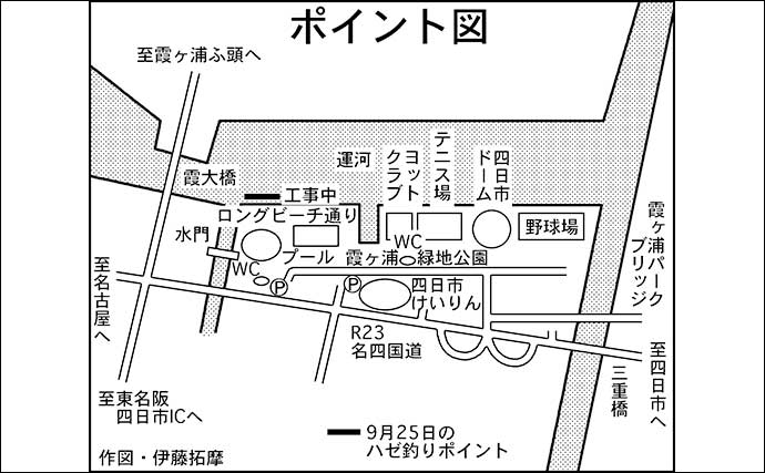 「秋晴れの運河でハゼ連発!」霞ケ浦緑地公園のちょい投げ釣りで32匹手中【三重】