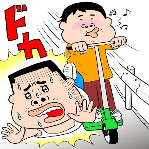 第10位　無法状態の電動キックボードをどうにかせい（怒）