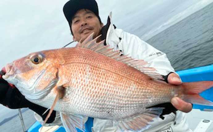 伊勢湾のボートジギングでまさかの53cmクエを手中！【愛知】ワラサ・タチウオ・マダイも次々ヒット