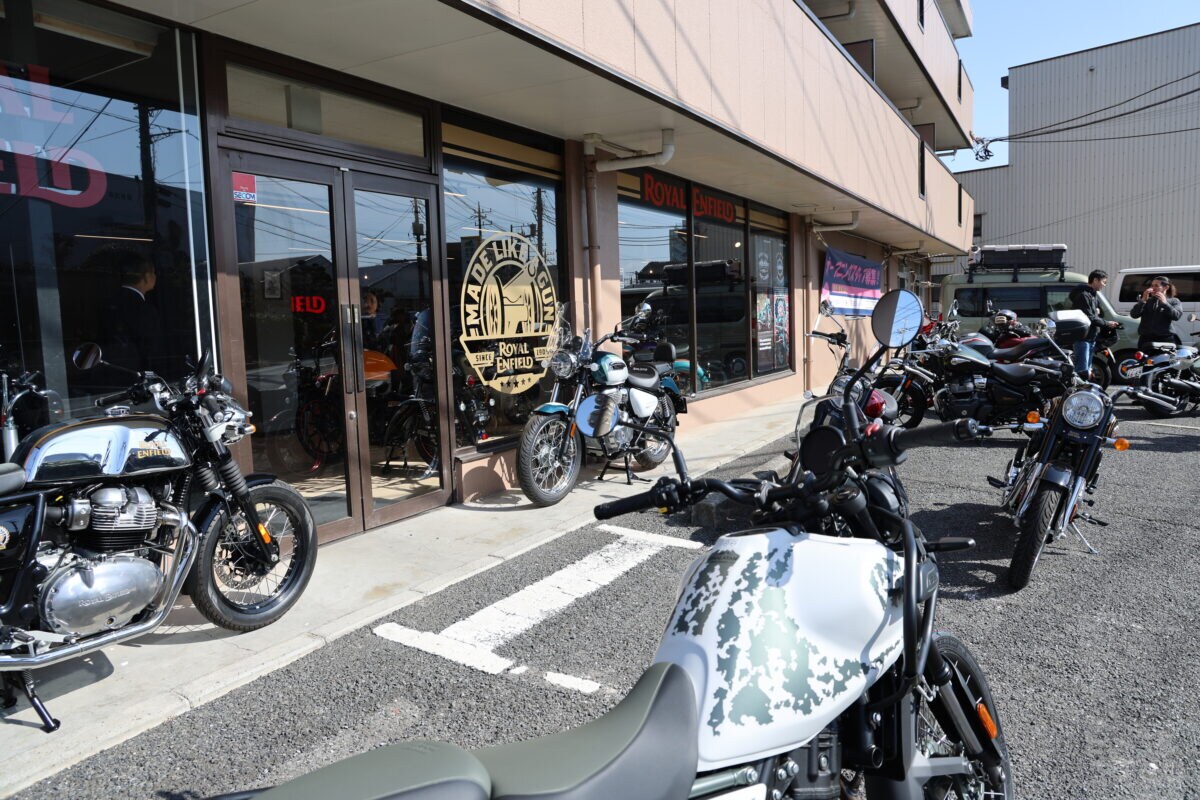 日本国内には、45店舗の正規ディーラーがあり、６店舗のサブディーラーがあるロイヤルエンフィールド。