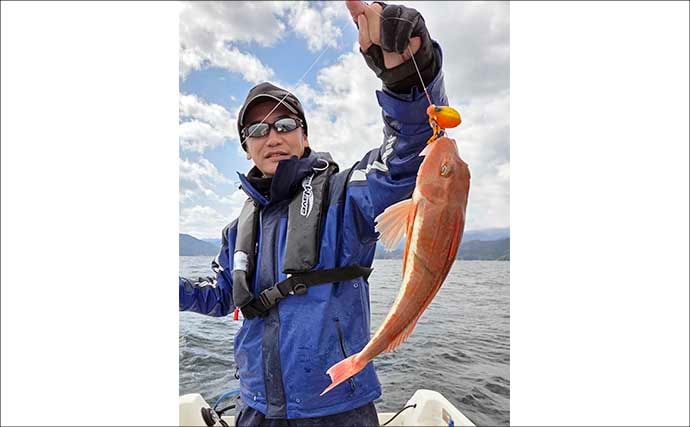 レンタルボートでのタイラバ釣行で多彩魚種顔見せ【三重】シロアマダイは不発